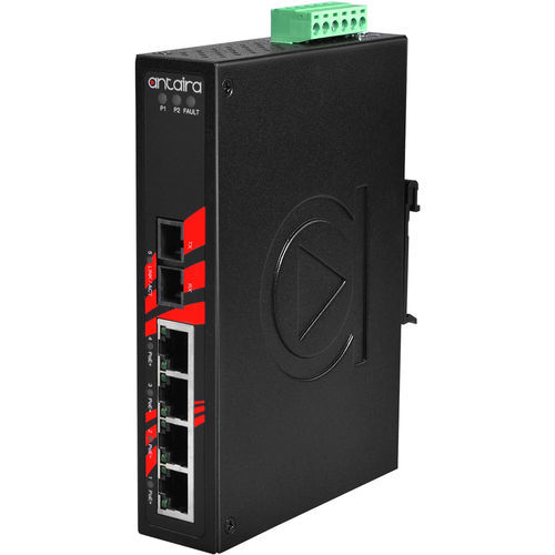 Ethernet-Switch / unmanaged - LNP-0501-S3-T - Antaira Technologies - 5 Ports / Einbau / für DIN-Schiene