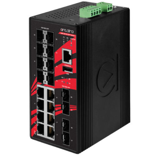Ethernet-Switch / managed - LMX-2012G-SFP-T - Antaira Technologies - 20 Ports / Netzwerkschicht 3 / Gigabit-Ethernet