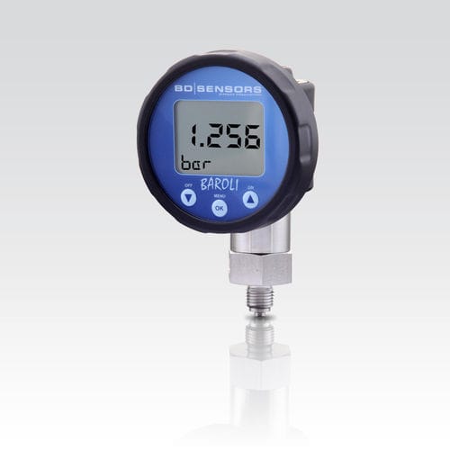 Differential-Manometer - BAROLI 02 - BD|SENSORS GmbH - mit LCD-Display / Edelstahl / elektronisch