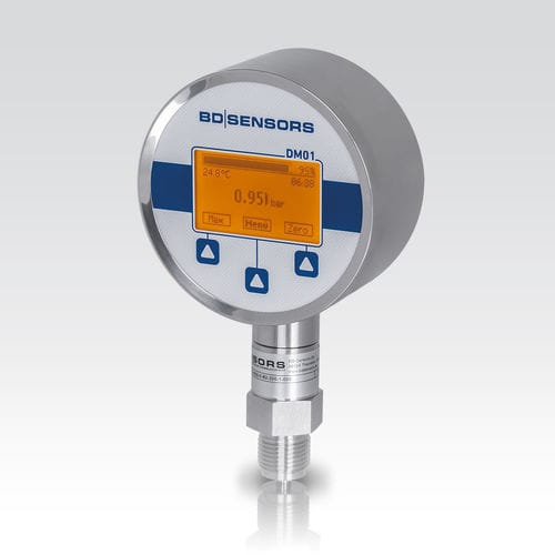 Absolutes Manometer - DM 01 - BD|SENSORS GmbH - mit LCD-Display / Gewinde / Edelstahl