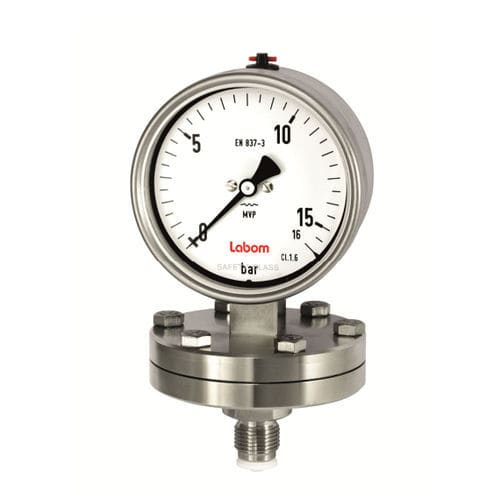 Analoges Manometer - BA2 series - LABOM Mess- und Regeltechnik GmbH - Gewinde / Flansch / Edelstahl