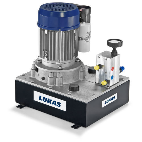 Hydraulikaggregat mit Elektromotor - PO6-LSI-10-50 - LUKAS Hydraulik GmbH - kompakt / mobil / geräuscharm
