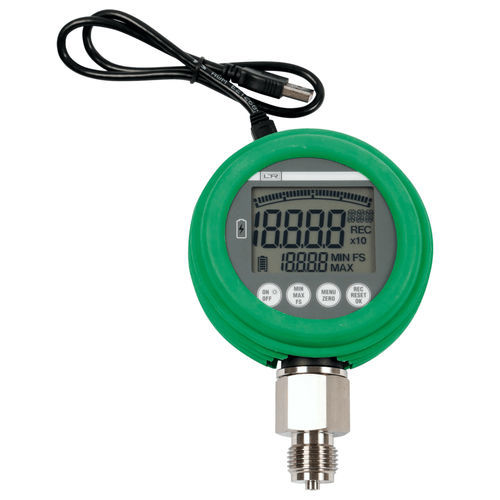 Digitales Manometer - DM 80-UMS - DRUCK & TEMPERATUR Leitenberger GmbH - Einbau / USB / für Hydraulikanwendungen