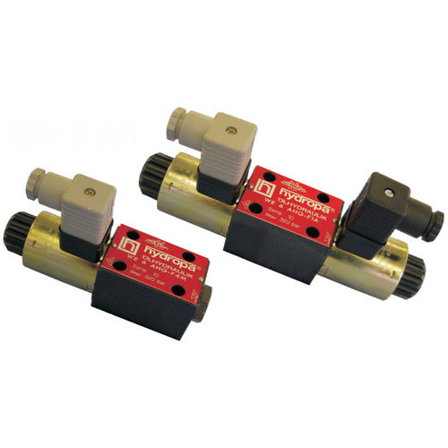 Hydraulik-Wegeventil / Schieber - WE6AH - Hydropa - mit manueller Bedienung / magnetbetrieben