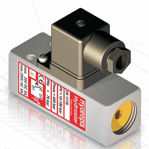 Kolbendruckschalter - DS-117 / 112 series - Hydropa - für Öl / IP65 / regelbar