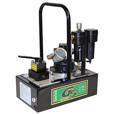 Hydraulische Kolbenpumpe - G5 series - SIMPLEX - Drehschieber / luftbetrieben