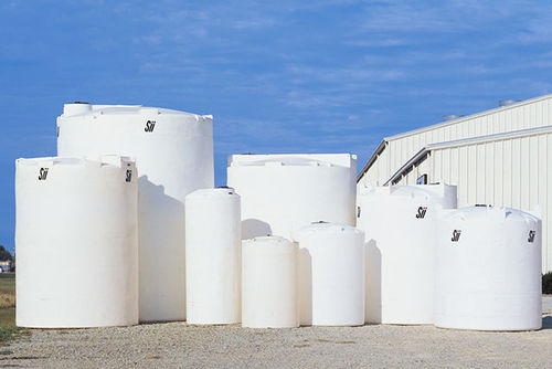 Behälter für Lager - 1530000N___01 series - SNYDER INDUSTRIES - für Chemikalien / HDPE / zylinderförmig