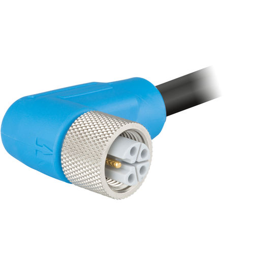 Steckverbinder für Kabel - A712-LFA413UP series - HUMMEL - Stromversorgung / Winkel / Steckdose