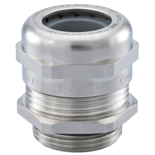 Polyamid-Kabelverschraubung - HSK-M-EMC-Ex - HUMMEL - vernickeltes Messing / IP68 / IP69K
