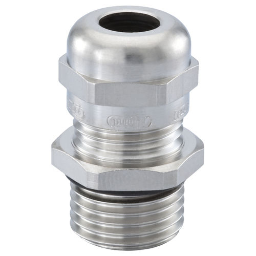 Kabelverschraubung / vernickeltes Messing - HSK-M - HUMMEL - NBR / wasserdicht / IP68