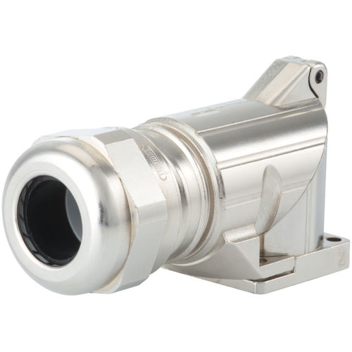 Kabelverschraubung / vernickeltes Messing - HSK-M-W - HUMMEL - Polyamid / NBR / IP68