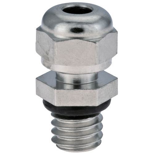 Kabelverschraubung / vernickeltes Messing - HSK-Mini-EMC - HUMMEL - NBR / IP68 / metrisch