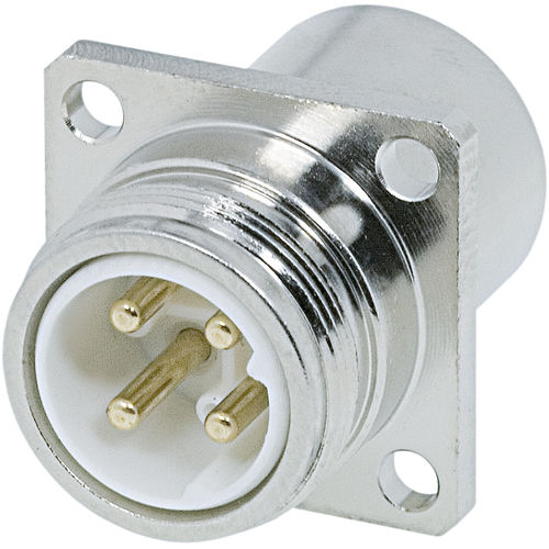 Platten-Steckverbinder - 7.840.200.000 - HUMMEL - Daten / zirkulär / Flansch