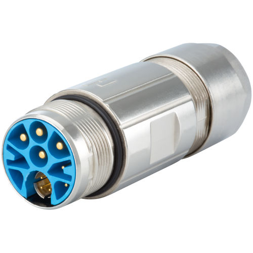 Hybrid-Steckverbinder - 7.560 series - HUMMEL - DIN / zirkulär / Crimp