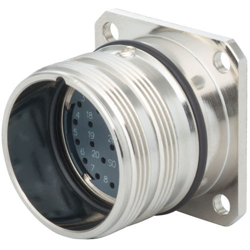Datensteckverbinder - 7.410.700.000 - HUMMEL - zirkulär / M27 / Kupfer