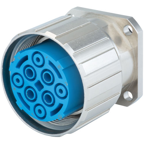 Platten-Steckverbinder - 7.744.043.000 - HUMMEL - Stromversorgung / Socket / zirkulär