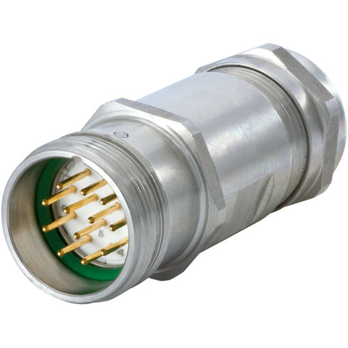 Datensteckverbinder - 7.24 series - HUMMEL - Crimp / mit Schraubverriegelung / Edelstahl