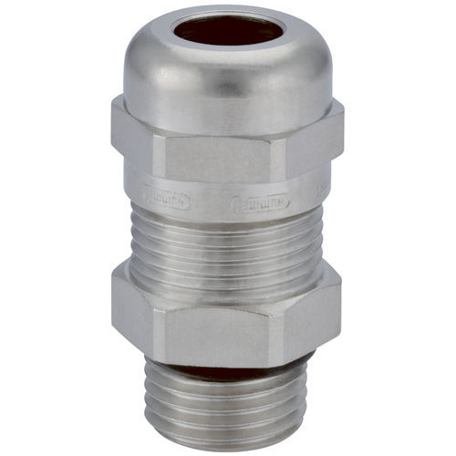 Kabelverschraubung / vernickeltes Messing - HSK-M-EMC-D - HUMMEL - NBR / IP68 / IP69K