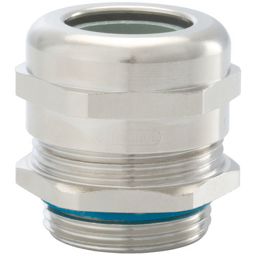 Kabelverschraubung / vernickeltes Messing - HSK-M-PVDF-EMC - HUMMEL - NBR / IP68 / IP69K