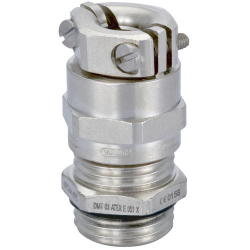 Polyamid-Kabelverschraubung - HSK-MZ-EMC-Ex - HUMMEL - vernickeltes Messing / IP68 / IP69K