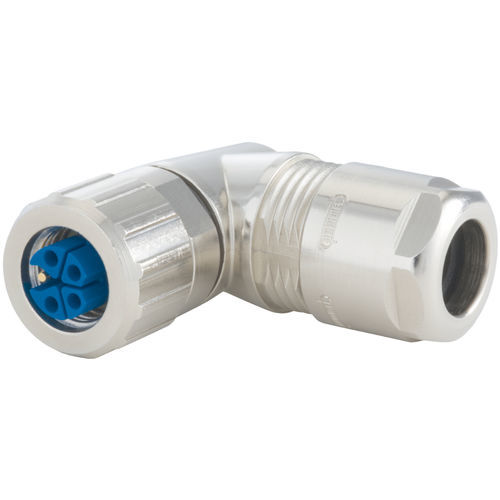 Steckverbinder für Kabel - A712-7 Series - HUMMEL - Stromversorgung / Winkel / mit Schraubverriegelung