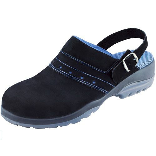 Offene Clogs - GX 390 black - Atlas - für Labor / rutschfest / stichfest