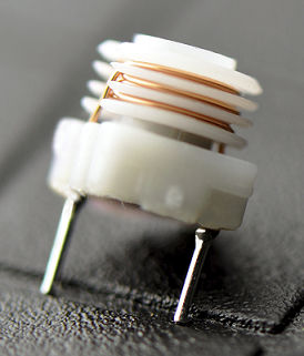 RF-Induktor - 5SQ series - Frontier Electronics, Corp. - abstimmbar / durchgangsgebohrt