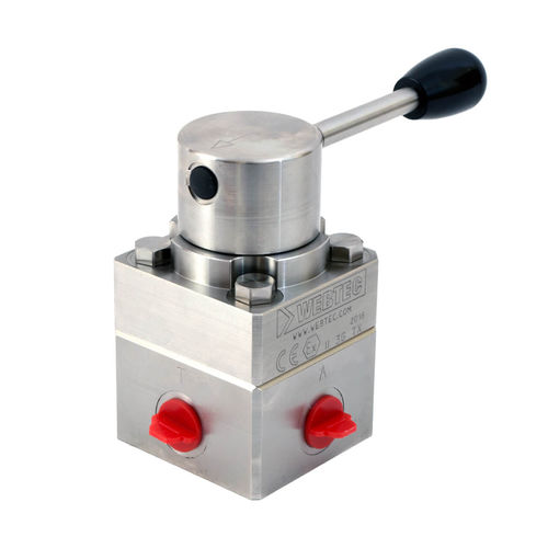 Hydraulik-Wegeventil / Schieber - 280  - Webtec - mit Ventil / Dreh / mit manueller Bedienung