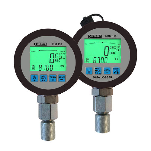 Differential-Manometer - SR-HPM-110 series - Webtec - digital / Gewinde / Edelstahl