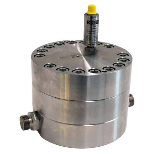 Zahnrad-Durchflussmesser - GF0 series - Webtec - für Flüssigkeiten / Edelstahl / 4-20 mA
