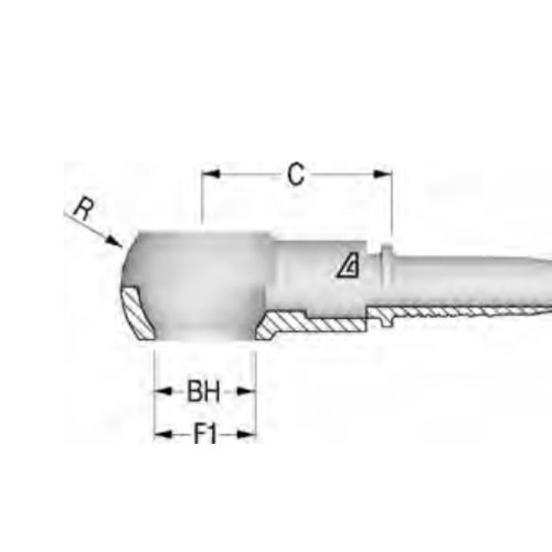 Hydraulikanschluss - H1230910 - ALFAGOMMA - Banjo / ORFS / Metall