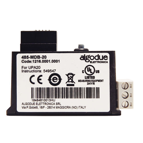 RS-485-Kommunikationsmodul - 485-MDB-20, 1DO-20, 1DO-3DI-20 - Algodue Elettronica - Modbus