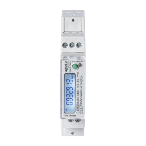 Einphasiger elektrischer Energiezähler - UEM40-2C R70 - Algodue Elettronica - für DIN-Schiene / 50 Hz / RS-485