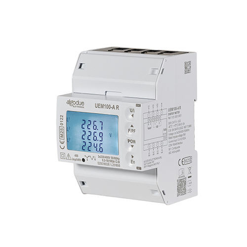 Drehstromzähler - UEM100 - Algodue Elettronica - für DIN-Schiene / Impulsausgang / MID-zertifiziert