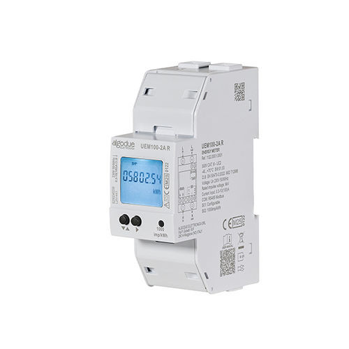Einphasiger elektrischer Energiezähler - UEM100-2 - Algodue Elettronica - für DIN-Schiene / mit integrierter Kommunikation / RS-485