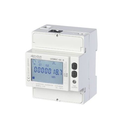 Drehstromzähler - UEM6C-A E - Algodue Elettronica - für DIN-Schiene / digital / mit Datenlogger