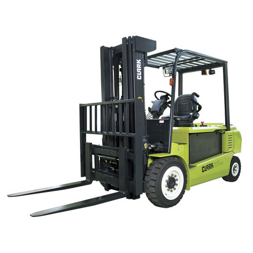 Elektrischer Gabelstapler - GEX series - CLARK Material Handling - Sitz / für Materialumschlag / für den Innenbereich