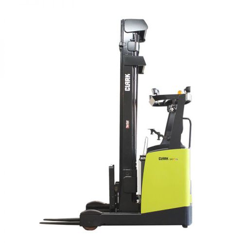 Elektrischer Schubmaststapler - SRX series - CLARK Material Handling - mit Quersitz / für Materialumschlag / Hochleistung