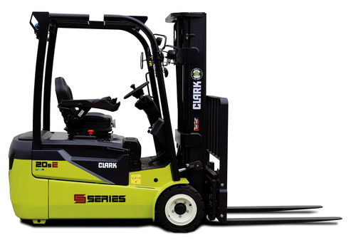 Elektrischer Gabelstapler - STE series - CLARK Material Handling - Sitz / für Lagerhallen / Industrie