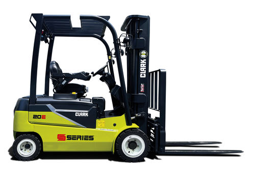 Elektrischer Gabelstapler - SE series - CLARK Material Handling - Sitz / für Palette / für Lagerhallen