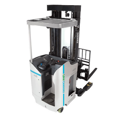 Elektrischer Schubmaststapler - SRX series - Nissan Forklift - Sitz / für Materialumschlag / für schwere Lasten
