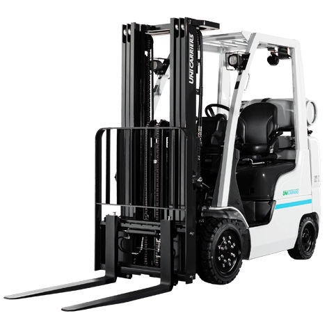 Gabelstapler mit Elastikreifen - CF series - UniCarriers® Forklifts - mit Verbrennungsmotor / Sitz / für Materialumschlag