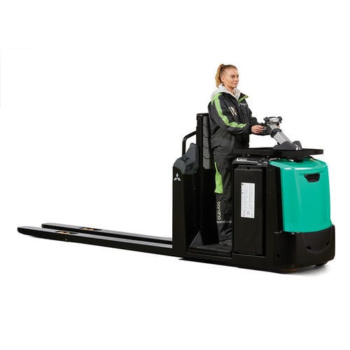 Kommissionierstapler für Lagerhallen - OPB12-25N2 series - Mitsubishi Forklift Trucks - elektrisch / mit Hubgabel / Scheren