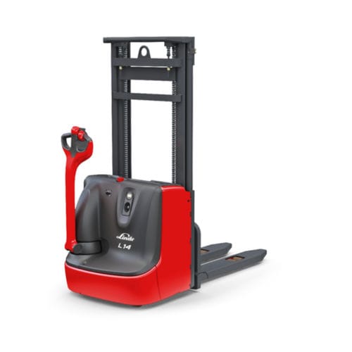 Elektrischer Stapler - L14C - Linde Material Handling - Begleiter / 24 V / Transport