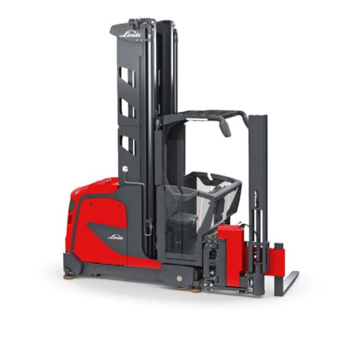 Schmalgangstapler für enge Durchgänge - K series - Linde Material Handling - elektrisch / Sitz / für Lagerhallen