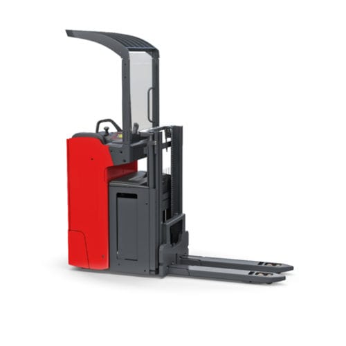 Elektrischer Stapler - D12R - Linde Material Handling - mit Quersitz / 24 V / Transport
