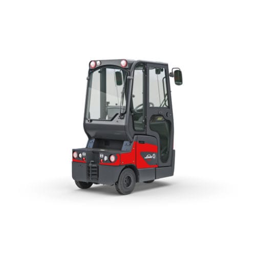 Schlepp-Schlepper - P series - Linde Material Handling - elektrisch / mit 3 Rädern / Sitz