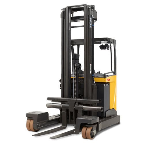 Elektrischer Schubmaststapler - RTF  - TCM Forklifts - Sitz / für Materialumschlag / für Palette