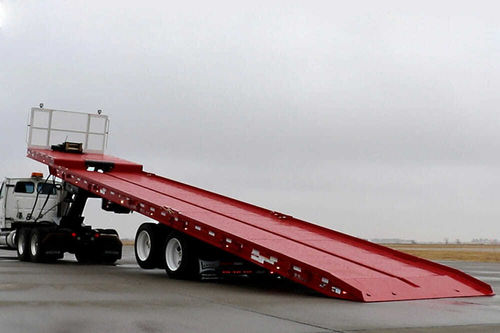 Plattformanhänger - 330D-1 - Landoll - für Containertransport / für Industriematerial / 2-Achsen