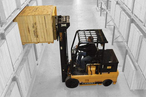 Elektrischer Gabelstapler - FL-x0-EX series - Landoll - Sitz / für Materialumschlag / 4 Räder